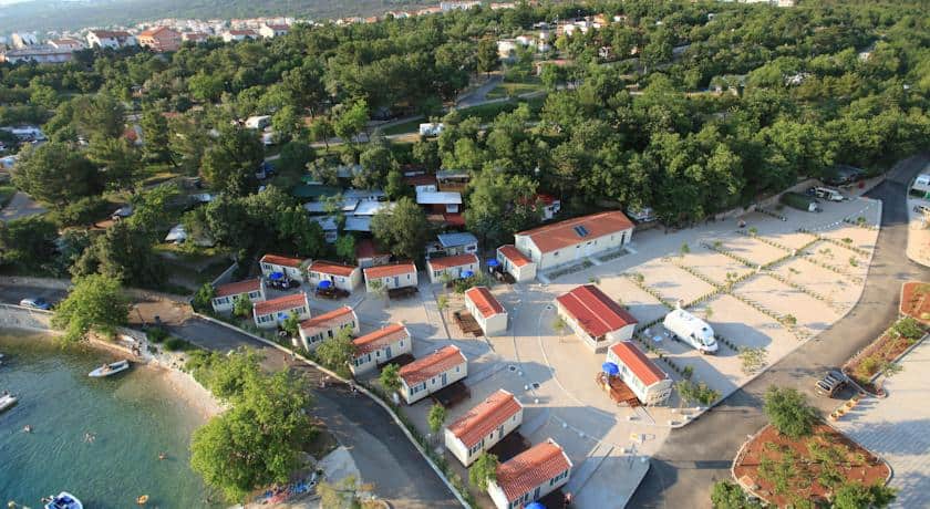 mobilne hišice kamp uvala slana